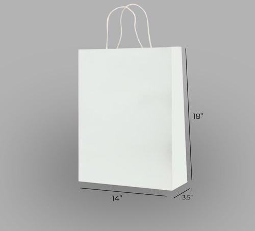 Eco Friendly White Paper Bag