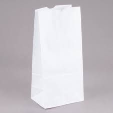 White Paper Bag With Handle