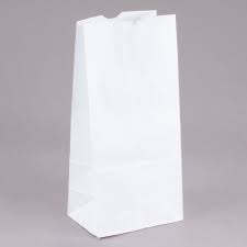 White Paper Bag Without Handle, for Packaging, Pattern : Plain