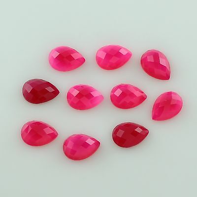 Flamed Pink Onyx Gemstone, for Making Jewellery, Packaging Type : PP Packets