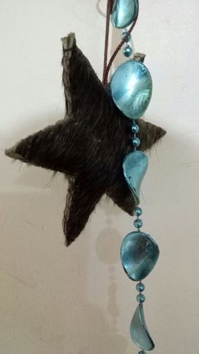 Star Plain Leather Decorative Ornament