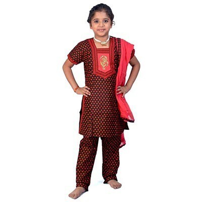 Girls Rajasthani Salwar Suit