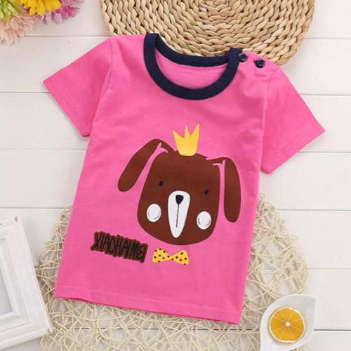 Cotton Printed Baby Girl Top, Size : S