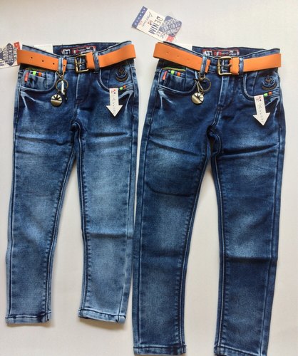 Slim Fit Boys Jeans, Technics : Attractive Pattern