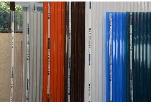 Polycarbonate Corrugated Sheets, Color : Blue, Green, Red, etc