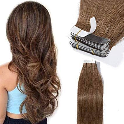 Brown Clip Weft Hair