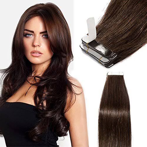 Tap Weft Straight Hair, for Parlour, Personal, Length : 10-20Inch