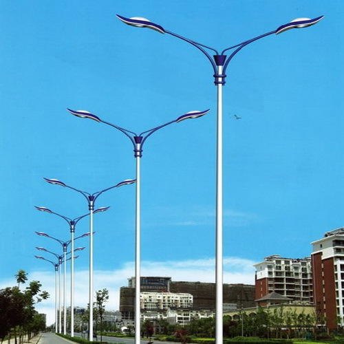 Round 00 Polished tubular steel pole, for Lighting, Feature : Rust Proof