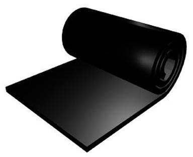Plain Neoprene Electrical Rubber Mats, Color : Black