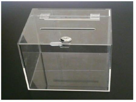 Square Acrylic Suggestion Box