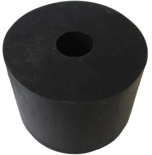 Cylinder Rubber Mounting Pad, Color : Black