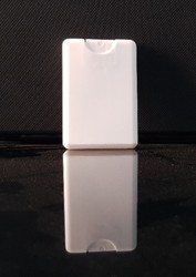 Square Plastic Pocket Perfume Bottle, Pattern : Plain