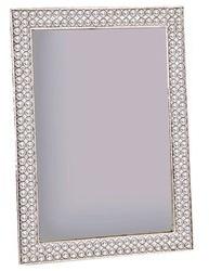 Non Polished Silver Plated Photo Frame