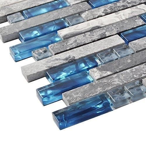 Building Glass Tiles, Color : Blue, Grey