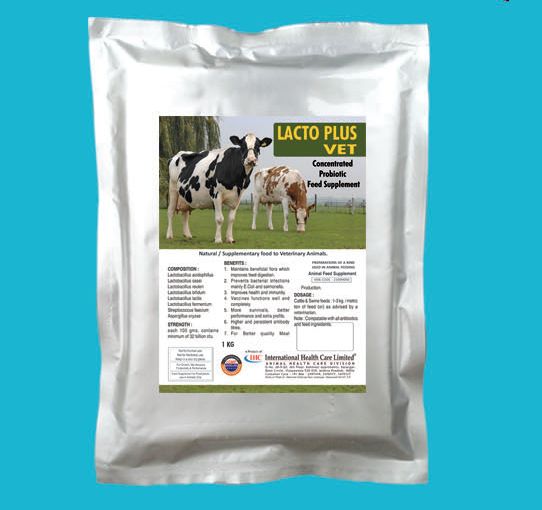 Lacto Plus Vet Veterinary Feed Supplement - International Healthcare  Limited, Vijayawada, Andhra Pradesh