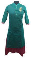 Embroidered ladies cotton kurti, Occasion : Party wear