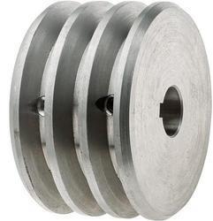 Polished Metal Solid Pulleys, Shape : Round