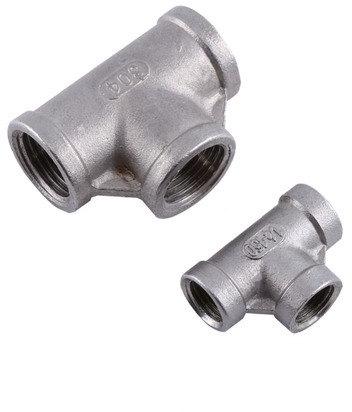 Stainless Steel Threaded Equal Tee, Feature : Durable, Corrosion Proof, High Tensile