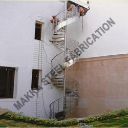 Stainless Steel S. S. Round Staircase, for Home, Office, Size : 10mtr, 5mtr, 9mtr