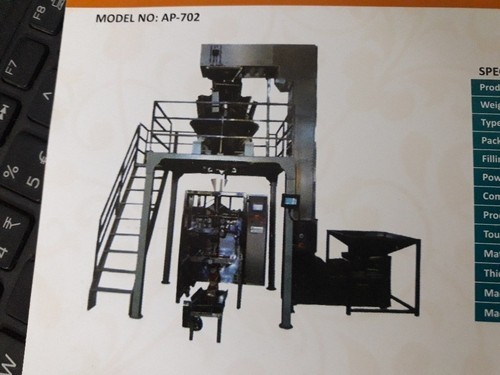 Mild Steel Multihead Weigher Packing Machine, Color : Metallic Grey