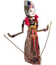 Wooden Puppet, Color : Red, Yellow, Green, Black