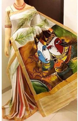 Kerala Cotton Sarees, Color : Multicolor