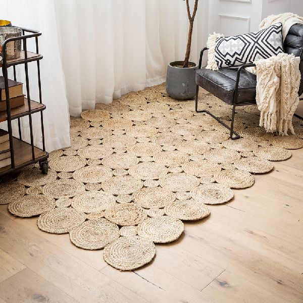 Round Jute Rugs, for Home, Size : 28 Inch