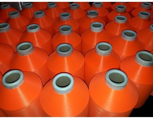Polyester Lichi Dyed Yarn, for Textile Industry, Weaving, Knitting, Grade : 1ST