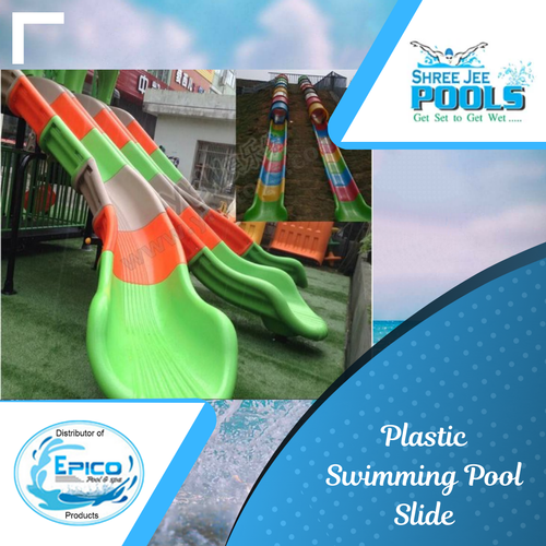 Plastic Swimming Pool Slide, for Amusement Par at Rs 1.23 Cr / Piece in