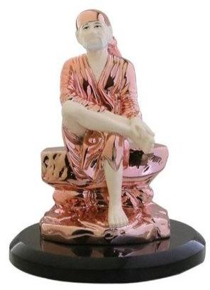 2-3 Kgs Resin Sai Baba Statue, Size : 7-8 Inch