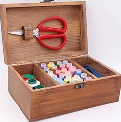 Non Polished Plain Jut Sewing Kit Box, Packaging Type : Carton