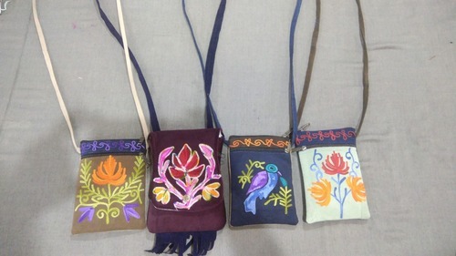 Embroidered Sling Bag, Color : Multi Color