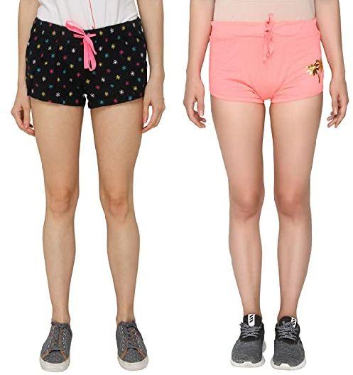 Plain Cotton Ladies Shorts, Size : M, XL