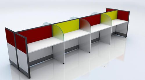 ZETA Wood Modular Workstation Furniture, Shape : Linear