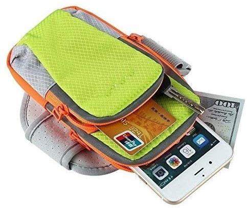 Nylon Mobile Arm Band Bag, Color : Multi Color