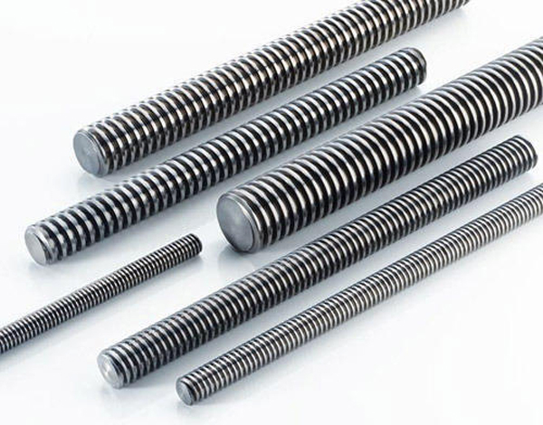 Polished Aluminium Threaded Bars, for Industrial, Length : 1000-2000mm