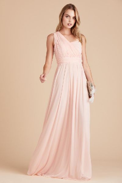 Plain Bridesmaid Gown, Size : Multisize