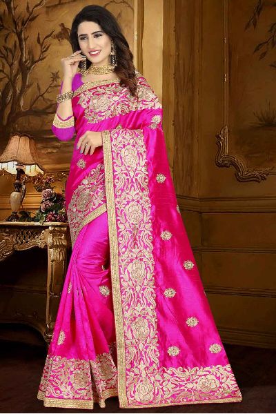 Chiffon Embroidered Sarees, for Comfortable, Easy Wash, Occasion : Festival Wear, Party Wear, Wedding Wear