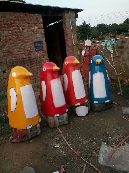 Penguin Shaped Dustbin