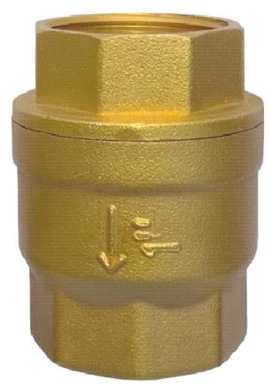 Polished Brass Regular Check Valve