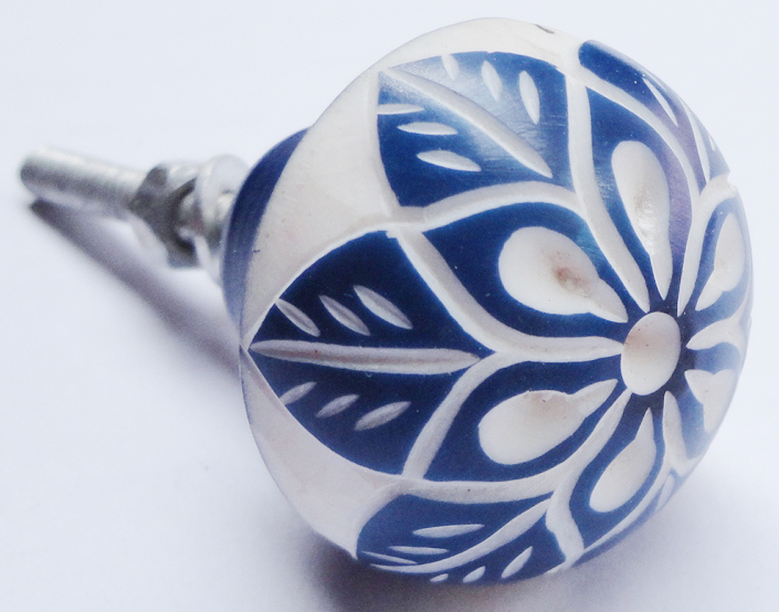 Round Finished Engraved Resin Knobs, for Door, Drawer, Color : Multi Color