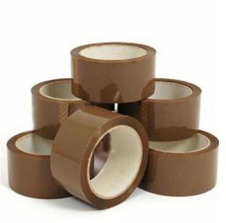 Brown BOPP Self Adhesive Tape, Feature : Water Proof