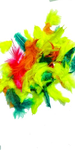 Colored Artificial Feather, Packaging Type : Packet