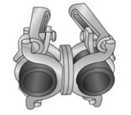 Combination Swivel Wedge Clamp, for Fittings