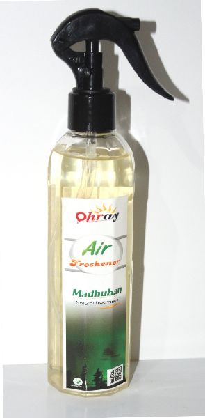 Madhuban Air Freshener, for Car, Office, Room, Form : Liquid