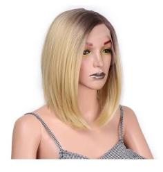 Human Hair Front Lace Women Wig, for Parlour, Personal
