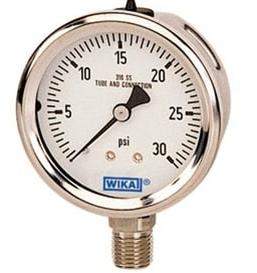 Stainless Steel Pressure Gauges, Shape : Round