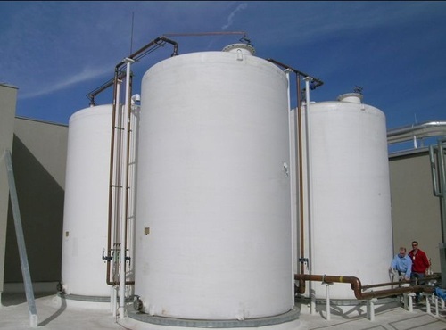 Coated Metal chemical storage tank, Certification : ISI Certified