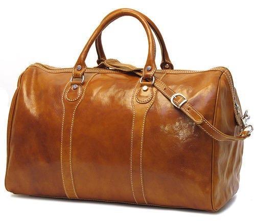 Plain Leather Travel Bag, Feature : Durable, Light Weight