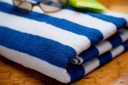 Cotton Pool Towel, Style : Striped